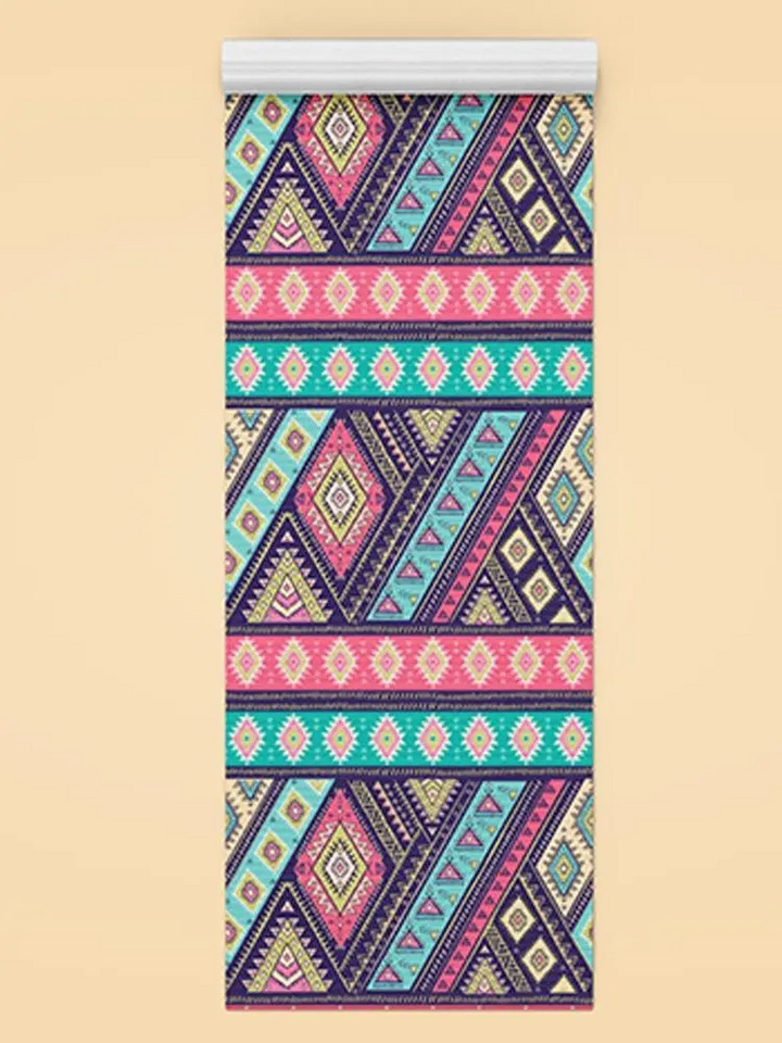 Geometrical Style Pattern Yoga Mat