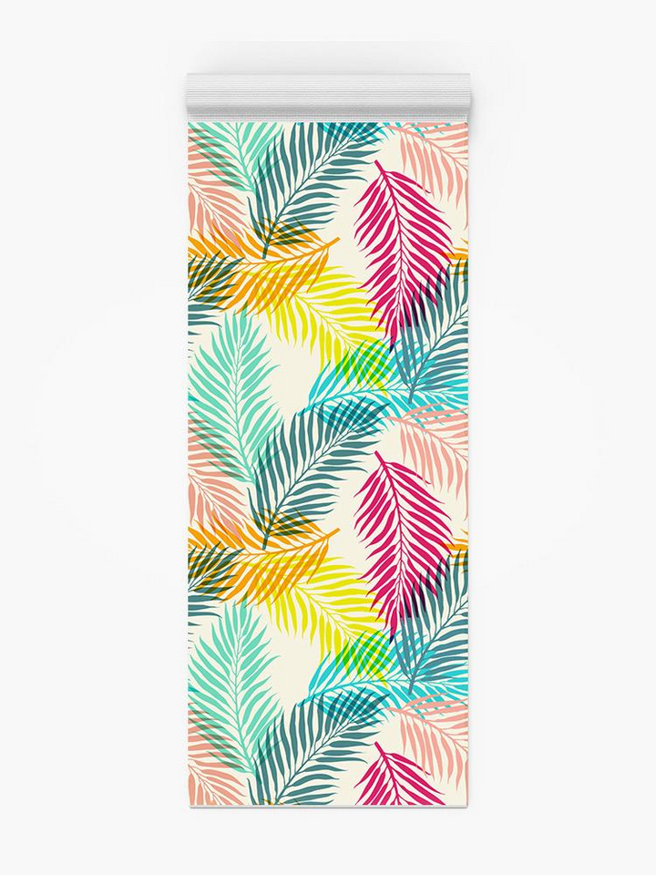 Colorful Leaves Yoga Mat