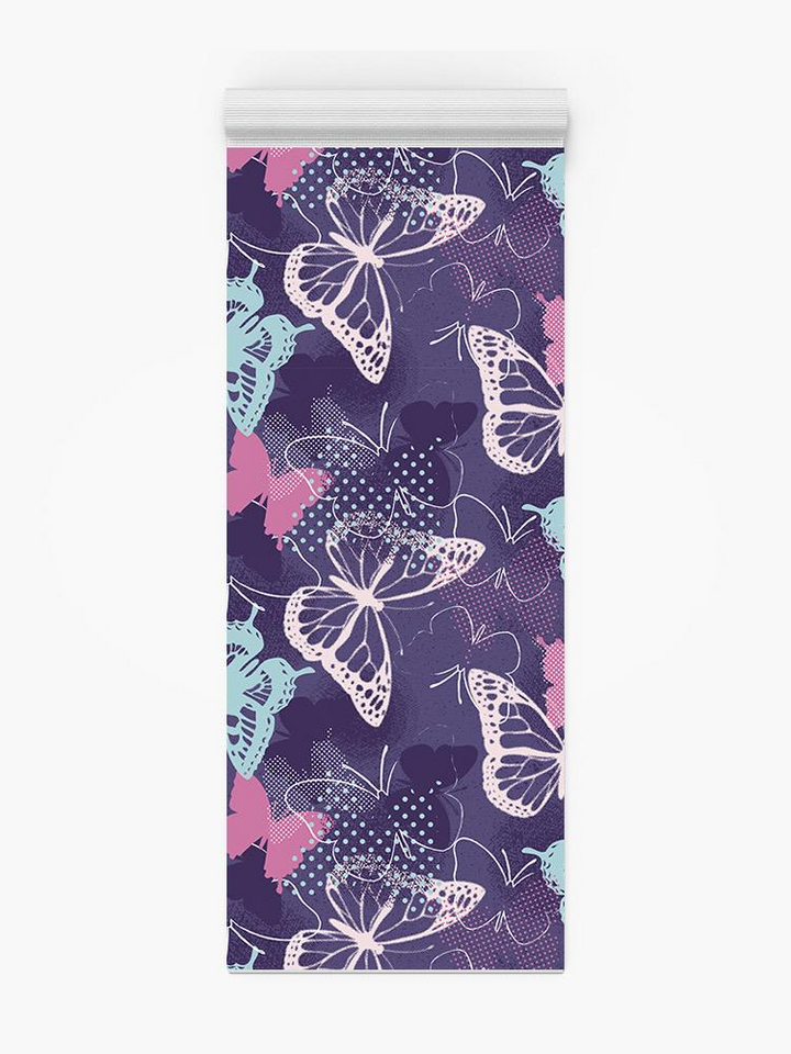 Graffiti Butterflies Yoga Mat