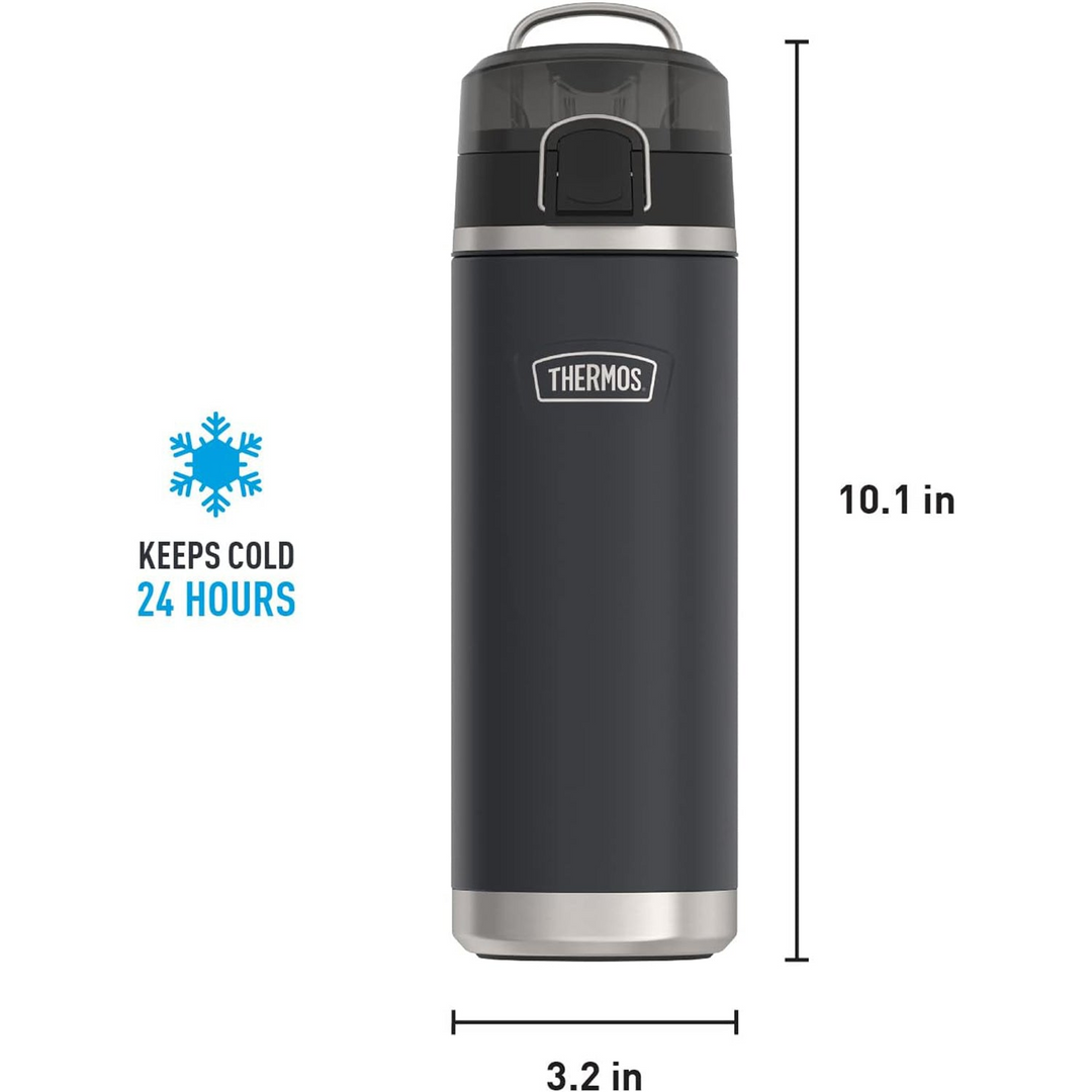 ICON Series by THERMOS Stainless Steel Water Bottle with Spout 24 Ounce, Graphite