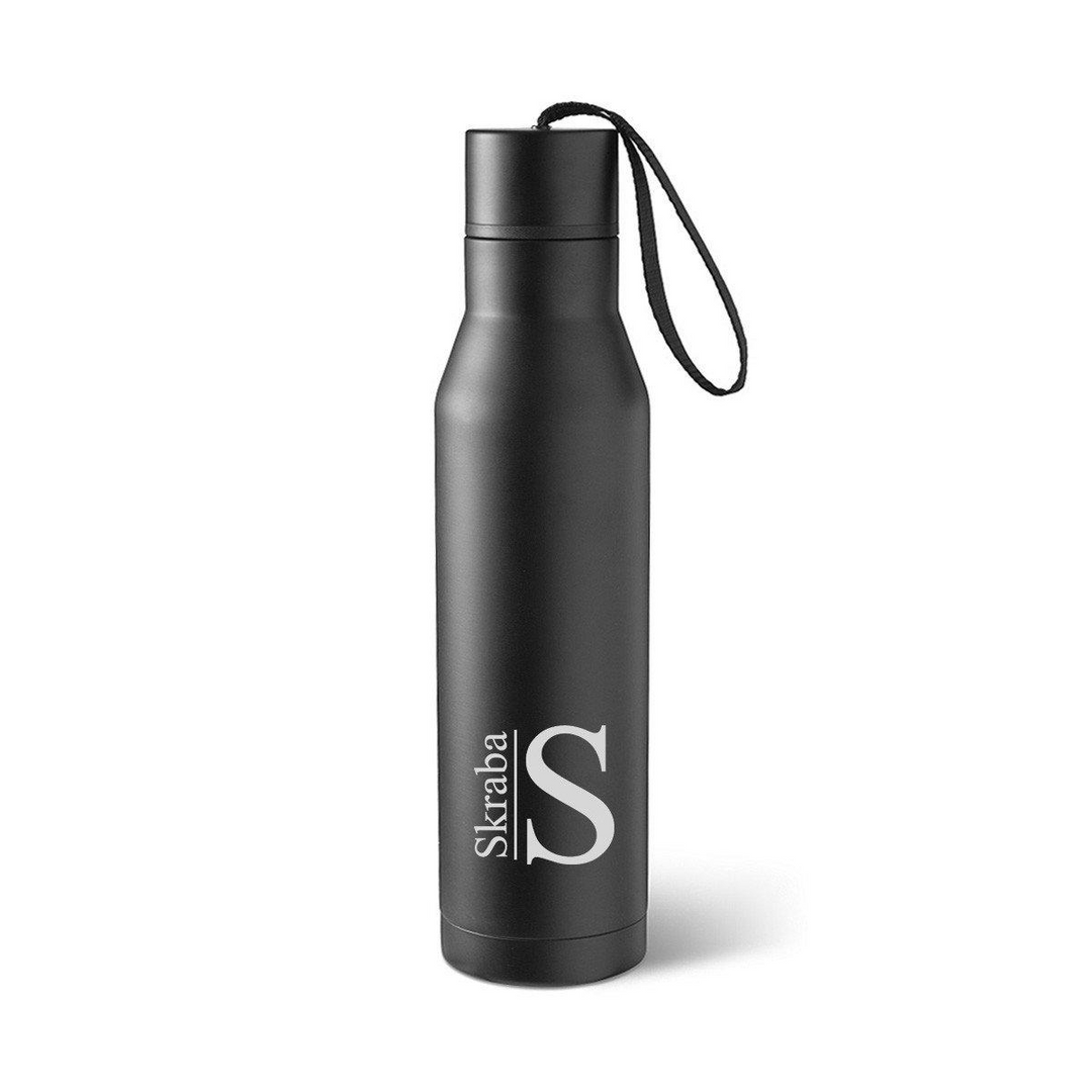 Personalized Black Insulated Stainless Steel Water bottle