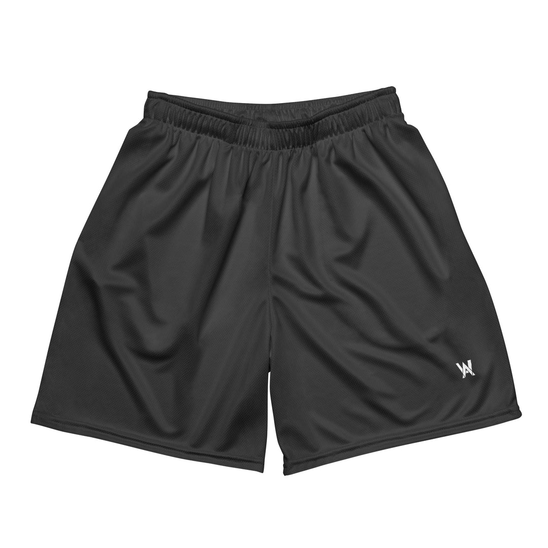 Charcoal Black Mesh Short